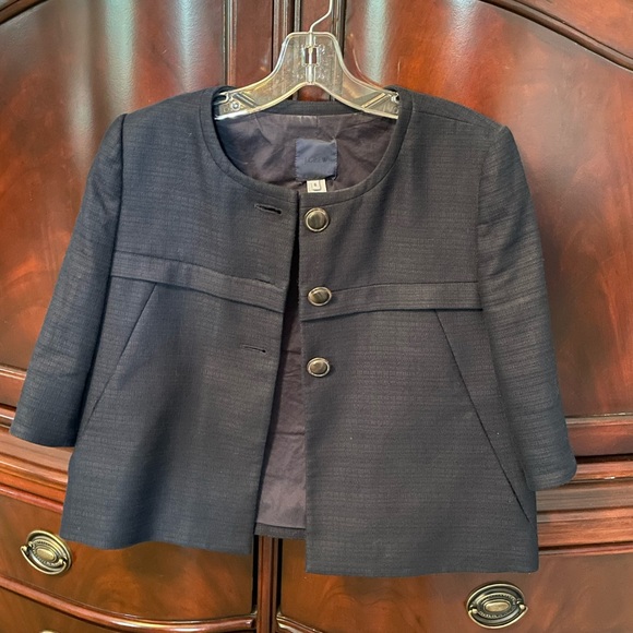Short navy jacket - J Crew - size 6 - Picture 1 of 7